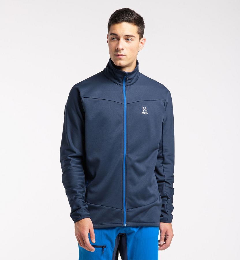 Haglöfs Mens Frost Mid Layer Dark Blue New Zealand 69104YAVS